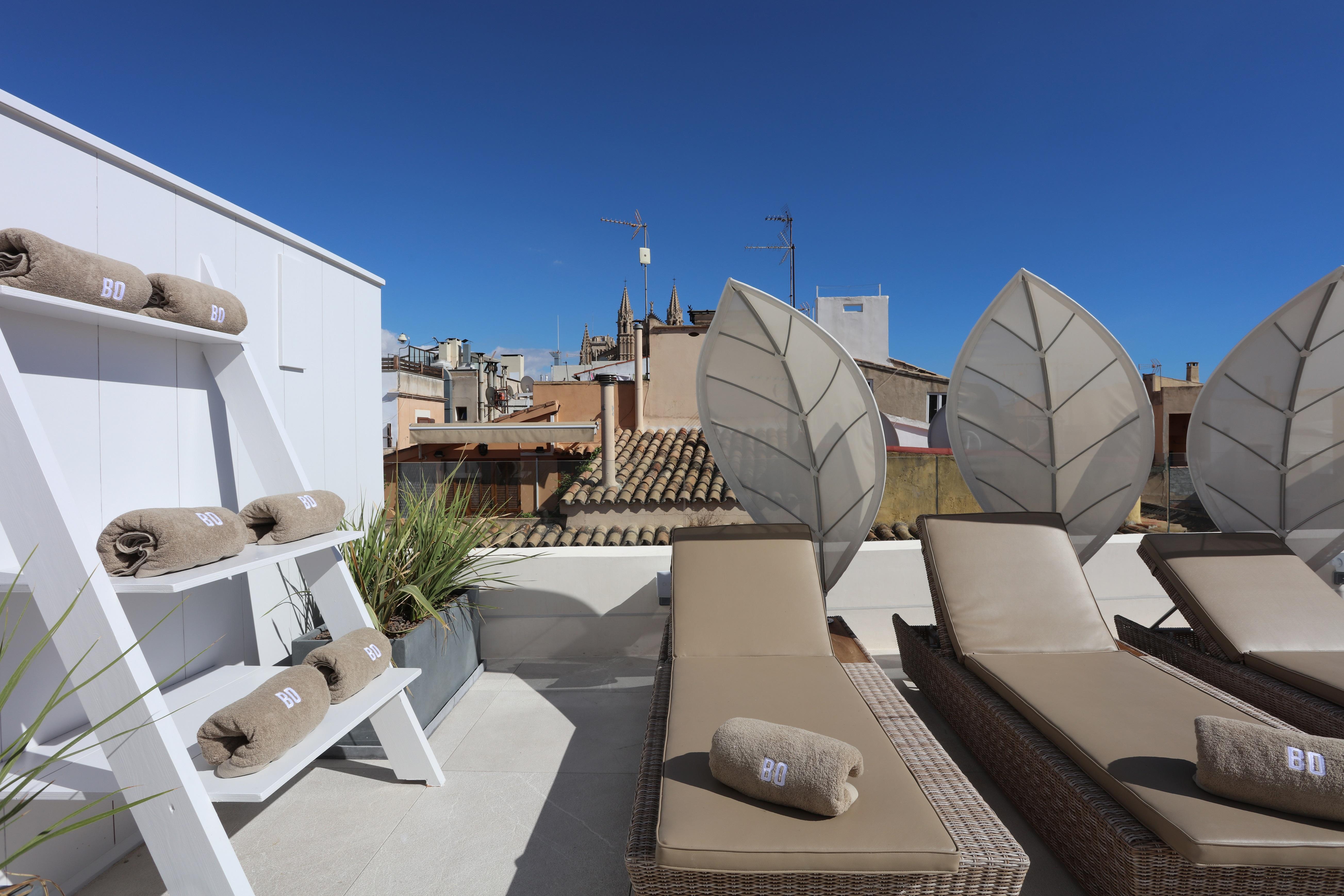 BO Hotel Palma Palma de Maiorca Exterior foto Rooftop of the hotel