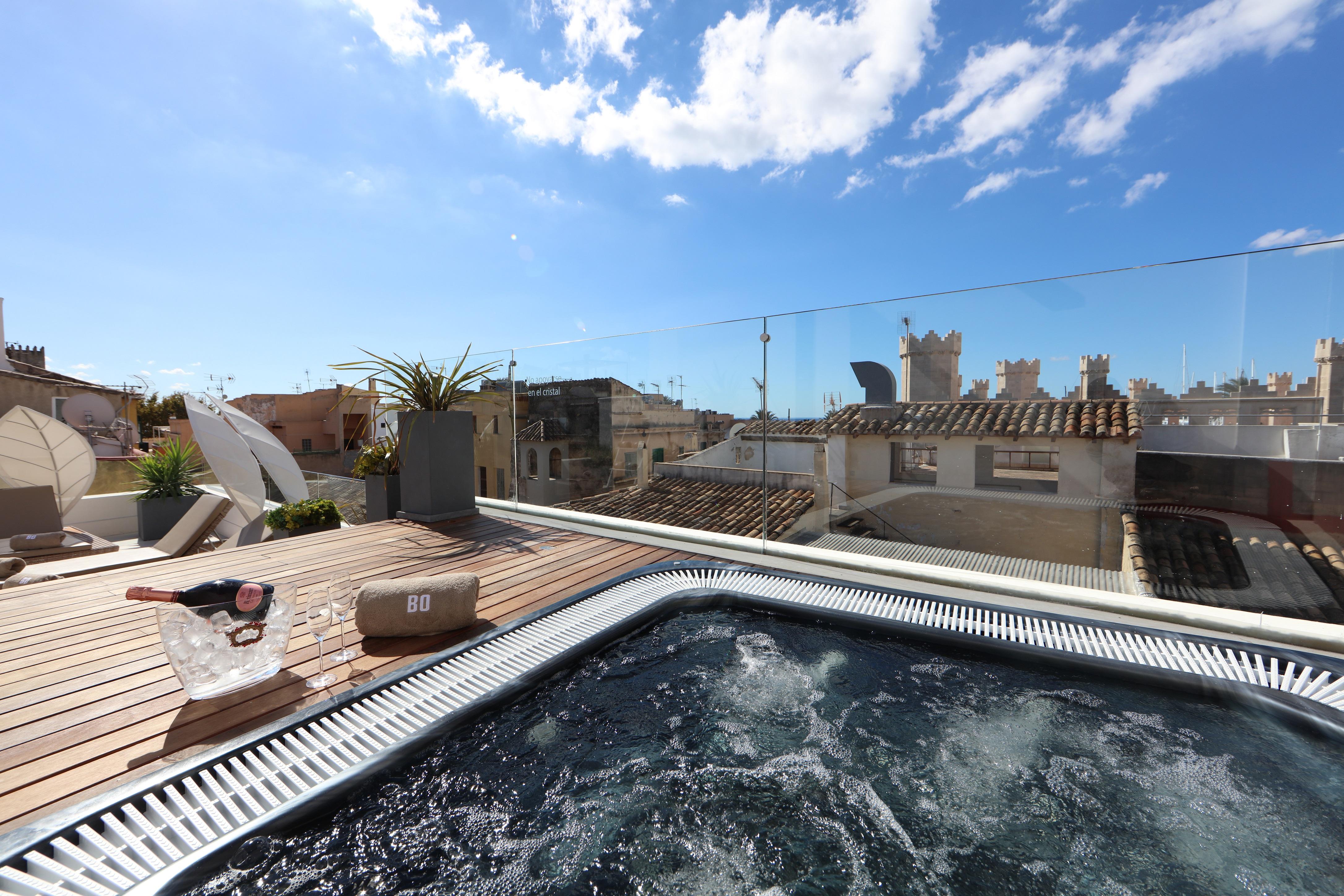BO Hotel Palma Palma de Maiorca Exterior foto Rooftop jacuzzi