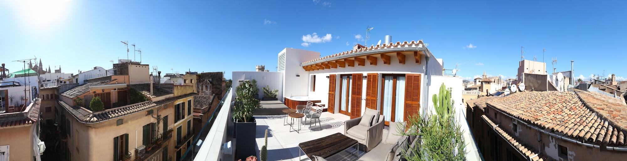 BO Hotel Palma Palma de Maiorca Exterior foto Panoramic view of the city of Palma